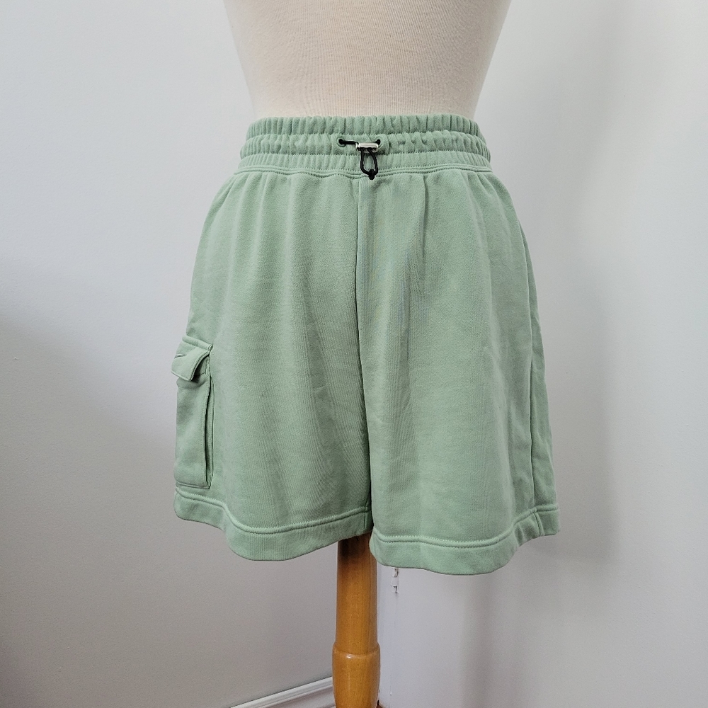 Nike Sage Green Women's Drawstring Cargo Shorts